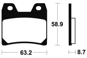 Bremsbeläge TECNIUM MR270 Sintermetall