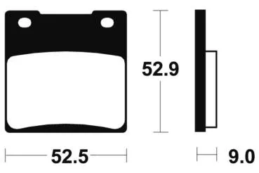 Bremsbeläge TECNIUM MR56 Sintermetall