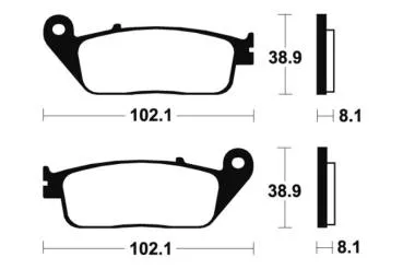 Bremsbeläge TECNIUM MSS127 Sintermetall