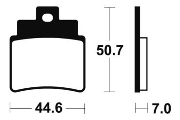 Bremsbeläge TECNIUM MSS275 Sintermetall