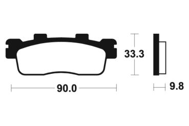 Bremsbeläge TECNIUM MSS371 Sintermetall