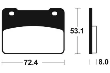 Bremsbeläge TECNIUM MSS393 Sintermetall