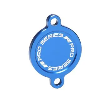 Ölfilterdeckel RFX Pro Blau für Kawasaki KXF 450