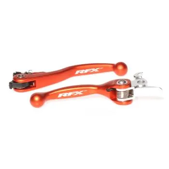 Brems- und Kupplungshebel RFX Race Alu Orange für KTM (Brembo Bremse + Magura Kupplung)