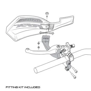 Handschutz RFX Serie 1 Grün + Montagesatz