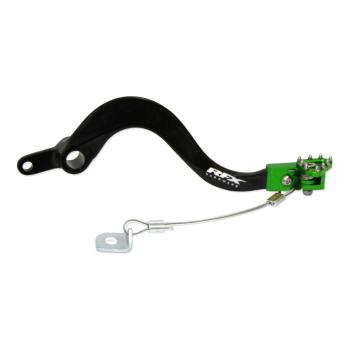 Bremspedal RFX Pro FT Schwarz/Grün für Kawasaki KX 250 /450