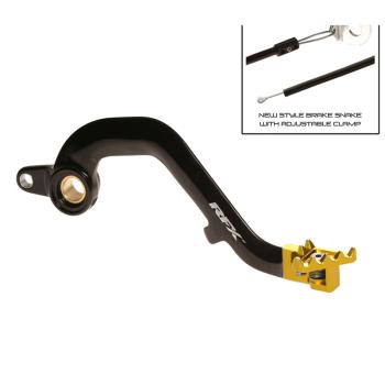 Bremspedal RFX Pro FT Schwarz/Gold für Suzuki RM 125 /250