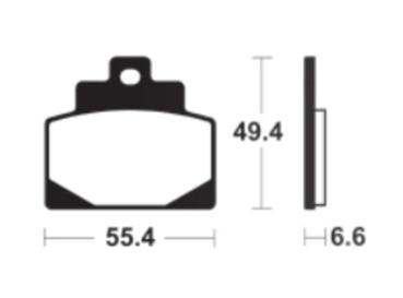 Bremsbeläge TECNIUM MSS438 Sintermetall