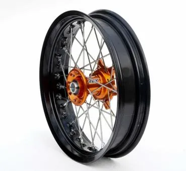 Vorderrad RFX Race SM Komplett 17x3.50 Schwarz/Orange