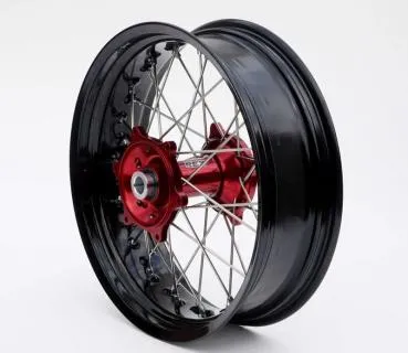 Hinterrad RFX Race SM Komplett 17x4.50 Schwarz/Rot