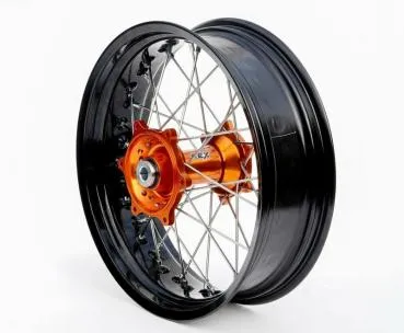 Hinterrad RFX Race SM Komplett 17x5.00 Schwarz/Orange