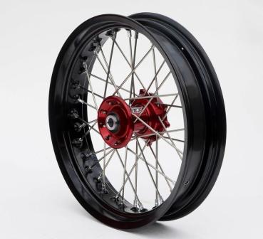 Vorderrad RFX Race SM Komplett 17x3.50 Schwarz/Rot