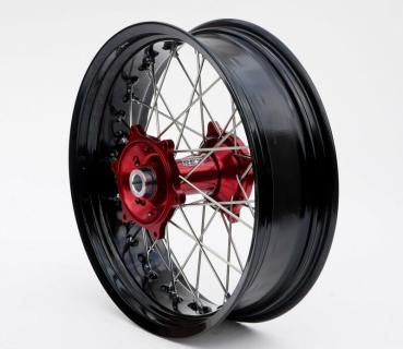 Hinterrad RFX Race SM Komplett 17x4.50 Schwarz/Rot