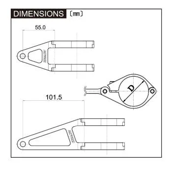 Lampenhalter Set DAYTONA, verschiedene Ausführungen