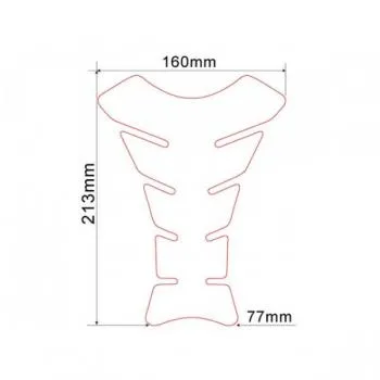 Tankpad Keiti KT-8100 Devil Maße