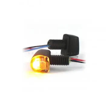 SMD Blinker Fly schwarz mit Rücklicht und Bremslicht klar