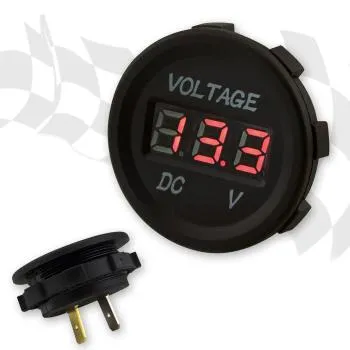 Digitale LED Batteriespannungsanzeige Voltmeter