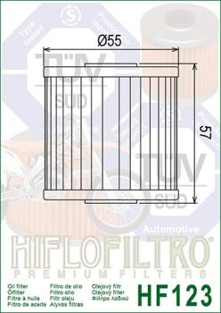 Ölfilter HIFLOFILTRO HF123