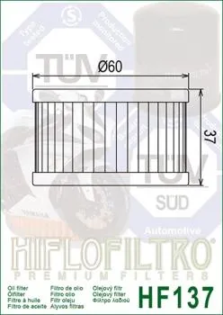 Ölfilter HIFLOFILTRO HF137