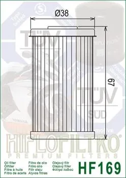 Ölfilter HIFLOFILTRO HF169 für Daelim