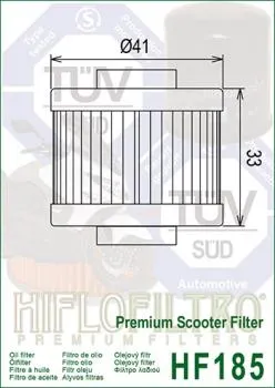 Ölfilter HIFLOFILTRO HF185