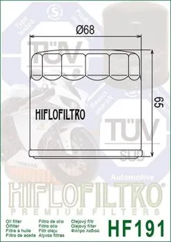 Ölfilter HIFLOFILTRO HF191