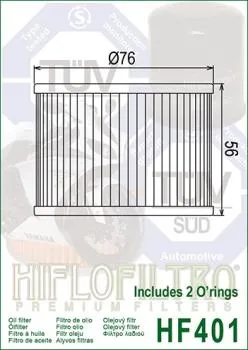 Ölfilter Hiflo Ölfilter HIFLOFILTRO HF401