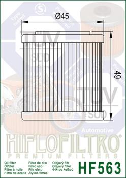 Ölfilter HIFLOFILTRO HF563