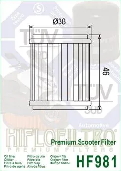 Ölfilter HIFLOFILTRO HF981