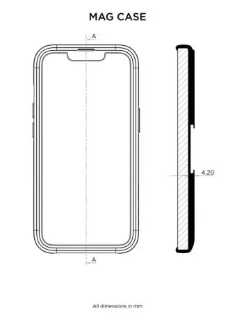 Smartphone Hülle QUAD LOCK MAG für Apple iPhone 14 Pro