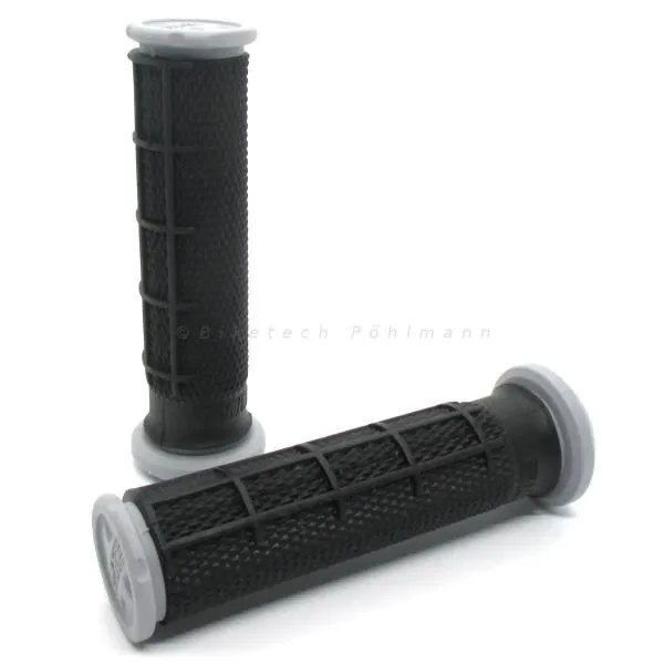 Griffgummi ProTaper Dual Density ATV Grips Half Waffle Hellgrau/Schwarz