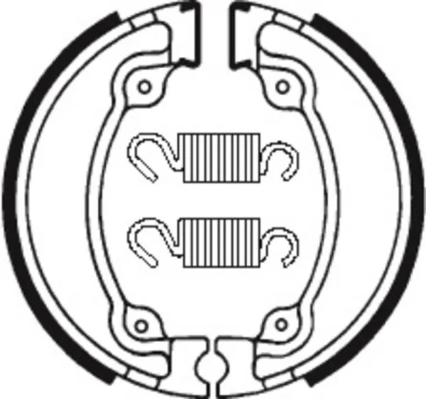 Bremsbacken TECNIUM BA026 Organisch