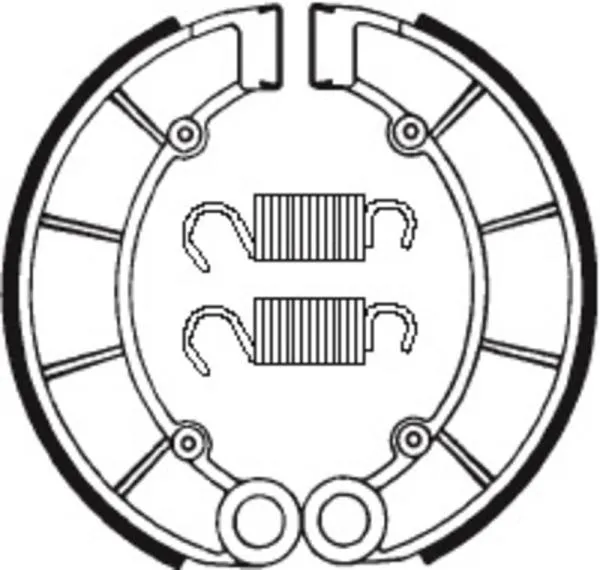 Bremsbacken TECNIUM BA027 Organisch