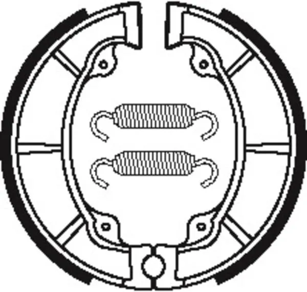 Bremsbacken TECNIUM BA038 Organisch