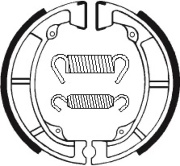 Bremsbacken TECNIUM BA039 Organisch