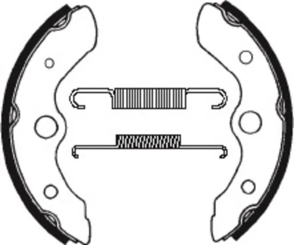 Bremsbacken TECNIUM BA044 Organisch