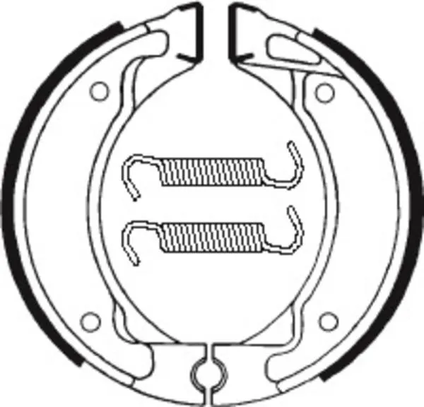 Bremsbacken TECNIUM BA050 Organisch