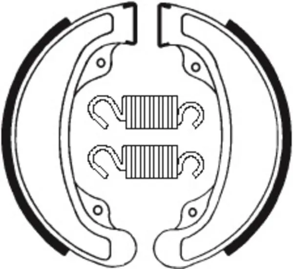 Bremsbacken TECNIUM BA058 Organisch