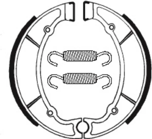 Bremsbacken TECNIUM BA064 Organisch