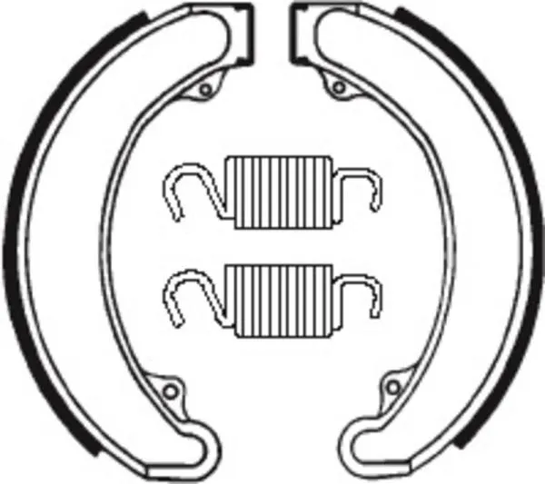 Bremsbacken TECNIUM BA071 Organisch