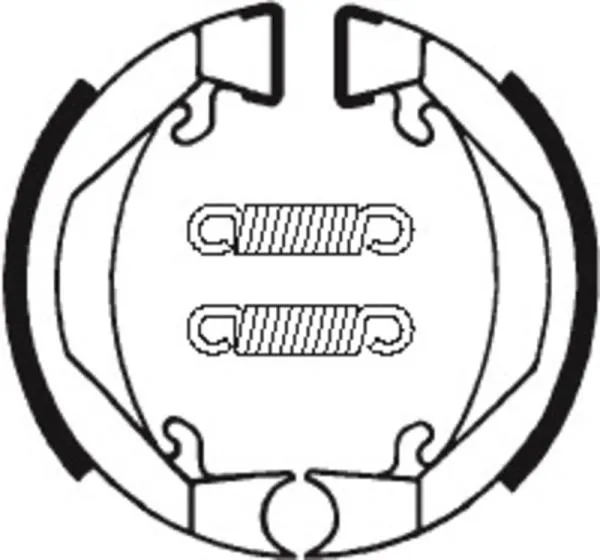 Bremsbacken TECNIUM BA074 Organisch