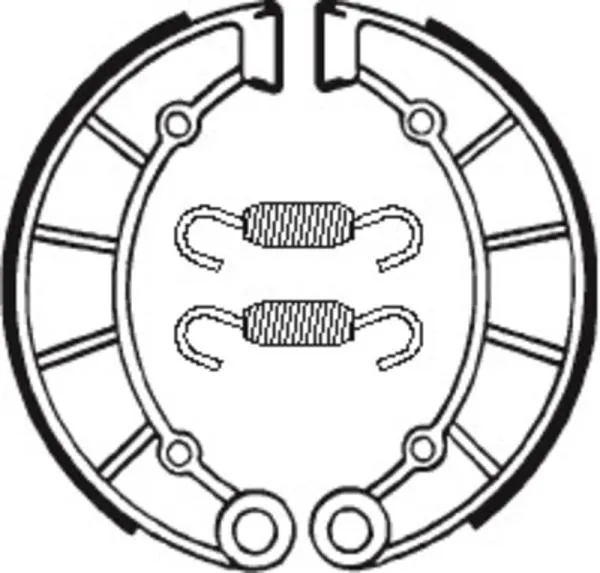 Bremsbacken TECNIUM BA091 Organisch