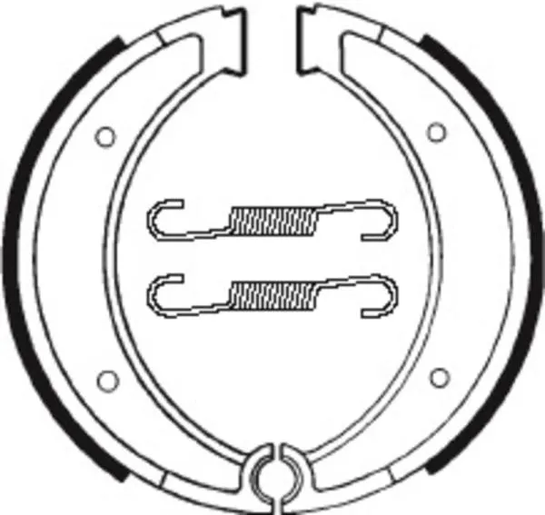 Bremsbacken TECNIUM BA116 Organisch