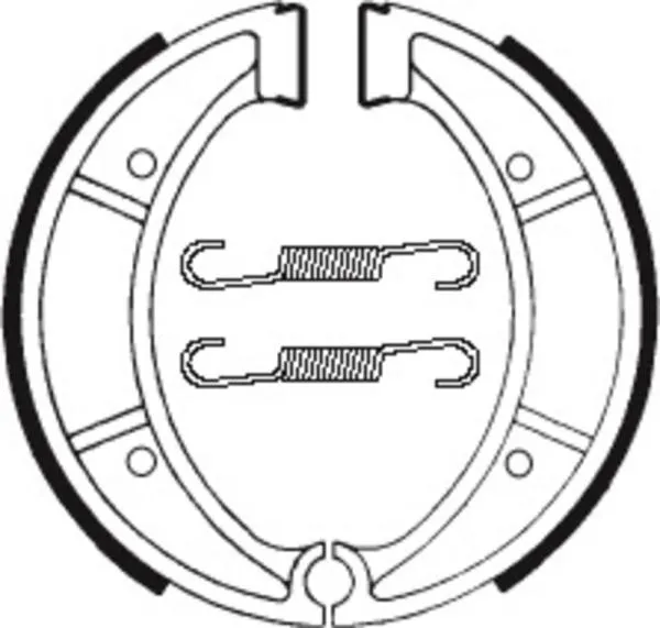 Bremsbacken TECNIUM BA117 Organisch