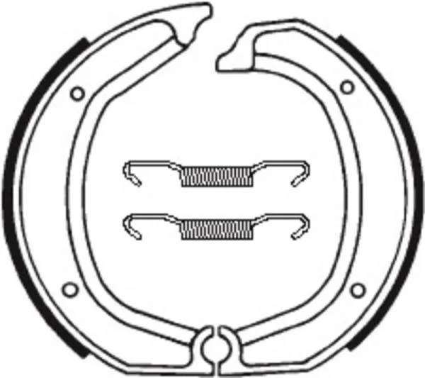 Bremsbacken TECNIUM BA139 Organisch