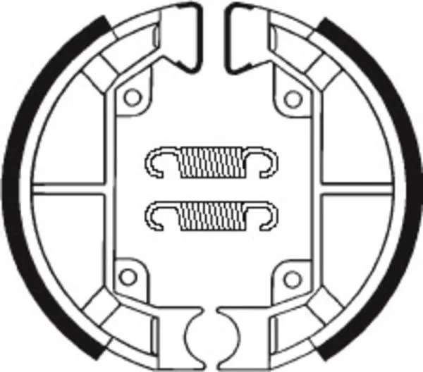 Bremsbacken TECNIUM BA187 Organisch