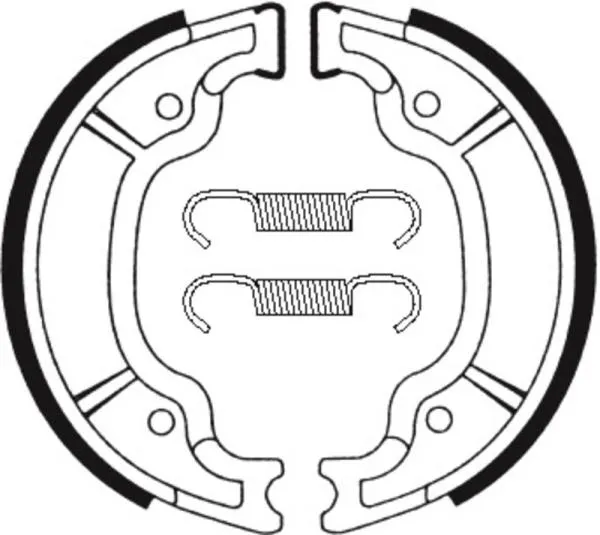 Bremsbacken TECNIUM BA199 Organisch