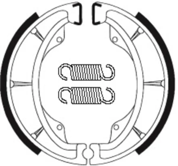 Bremsbacken TECNIUM BA202 Organisch