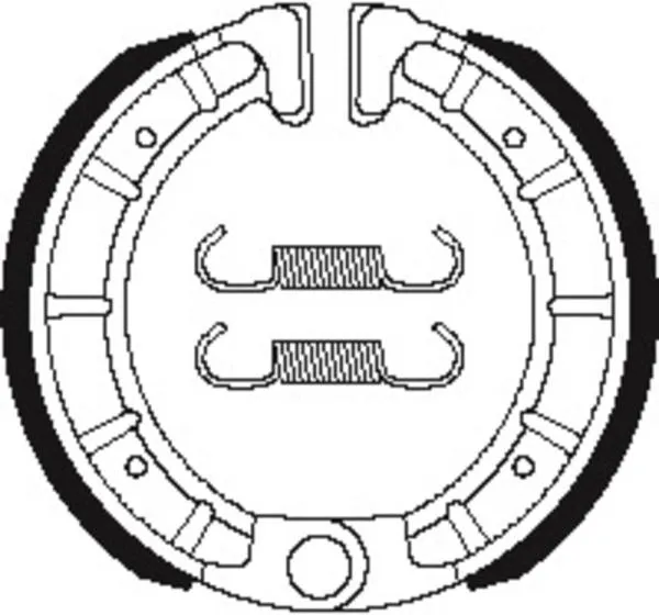 Bremsbacken TECNIUM BA206 Organisch