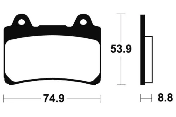 Bremsbeläge TECNIUM MA113 Organisch